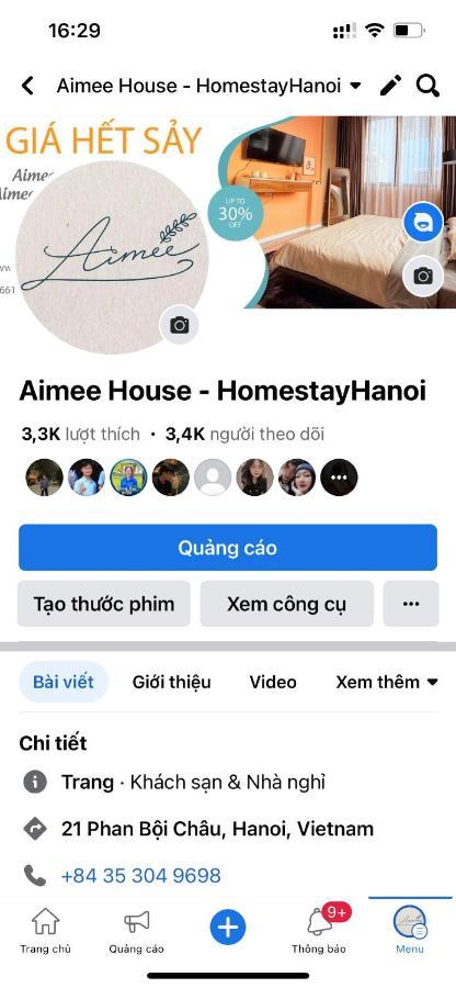 Aimee House - Phan Boi Chau Ανόι Εξωτερικό φωτογραφία